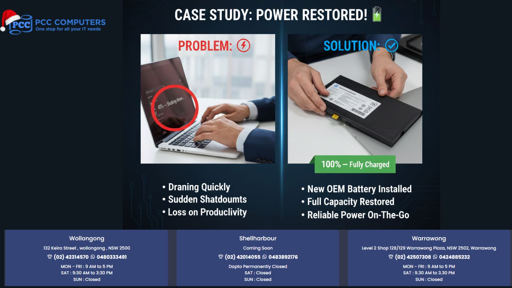 battery replacement wollongong