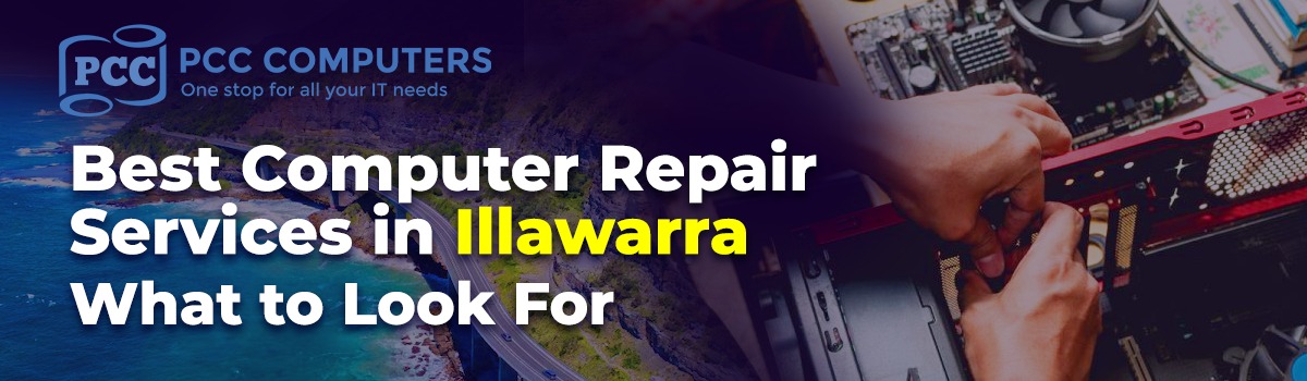 Computer technician performing laptop screen replacement in Illawarra