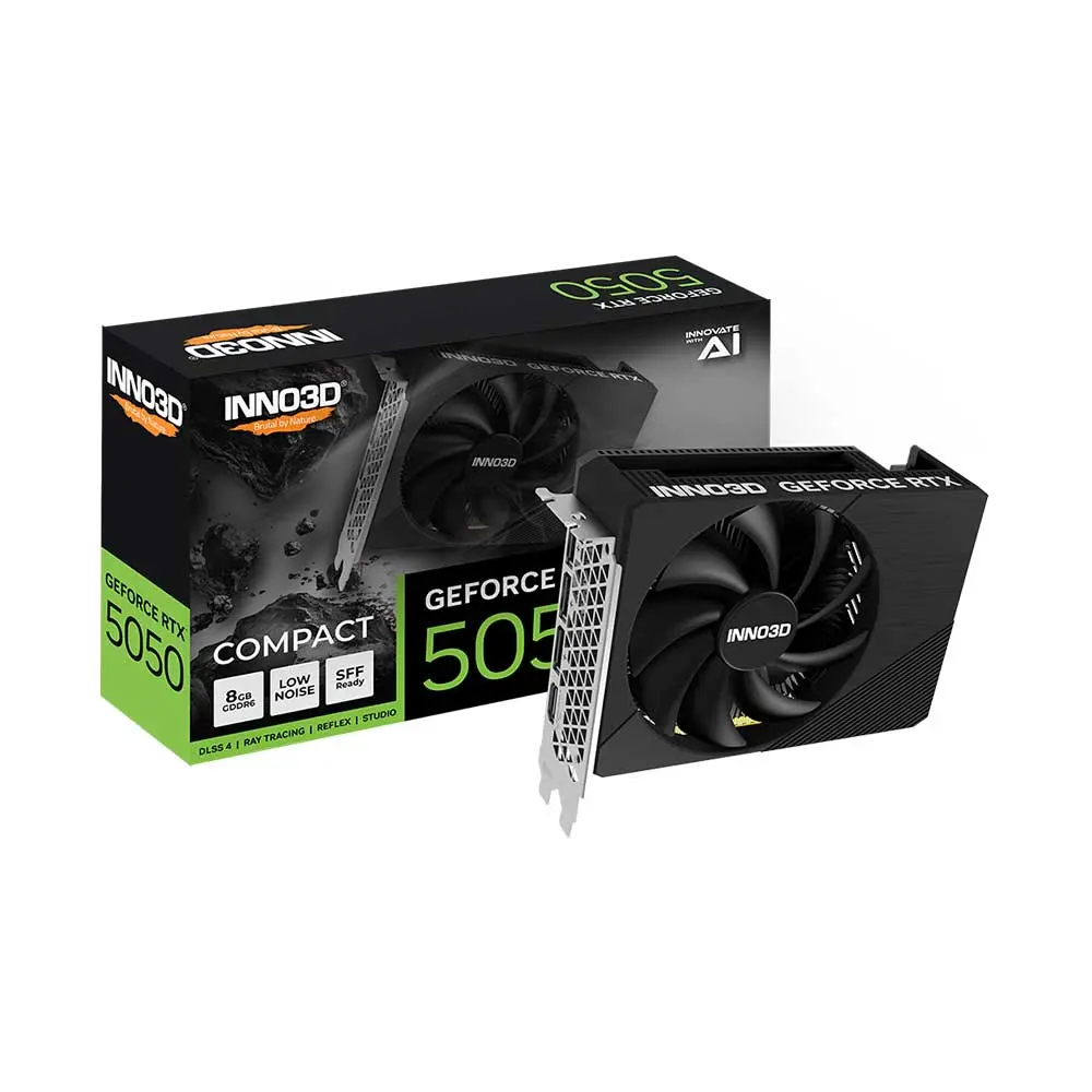Graphics Card Rox PCC Computers Australia | INNO3D RTX 5050 Compact 8GB GDDR6 Graphics ...