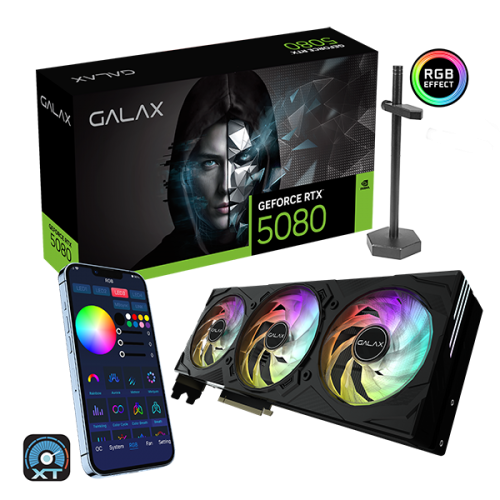 GALAX GeForce RTX 5080 EX Gamer 1-Click OC 16GB Video Card