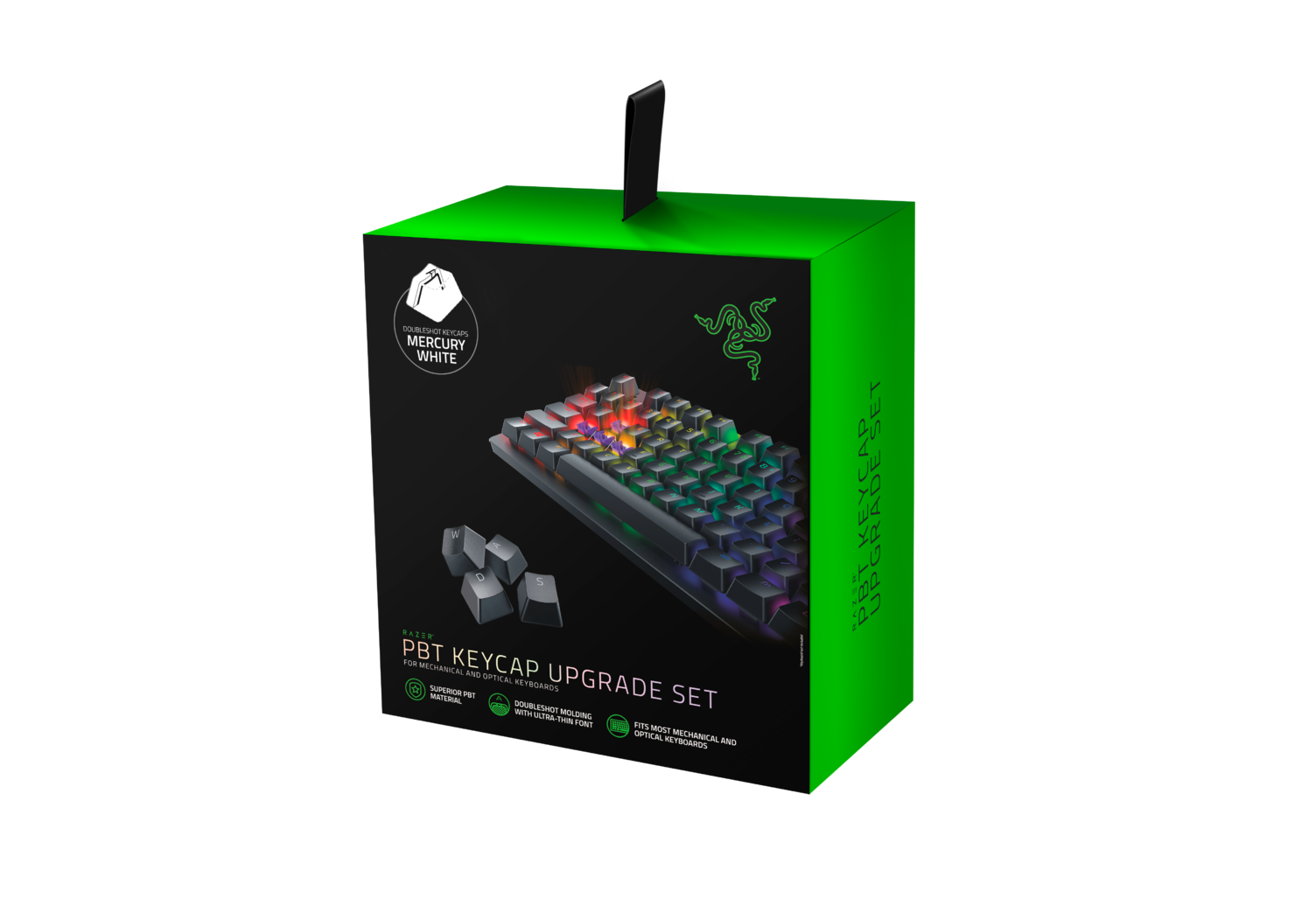 Razer RC2101490200R3M1 Doubleshot PBT 104Key Keycap Upgrade Set