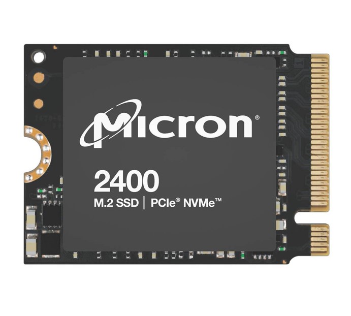 Micron MTFDKBK2T0QFM-1BD1AABYYR 2400 2TB M.2 2230 NVMe SSD - PCC  