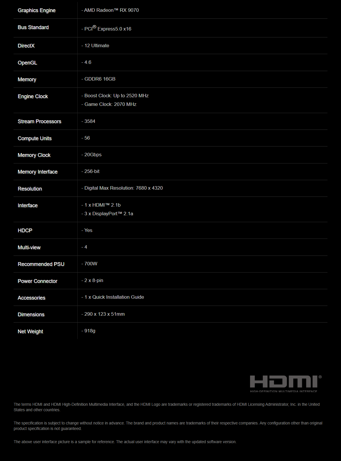 ASRock RX 9070 Challenger 16GB