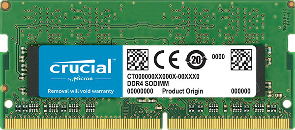 Crucial 8GB DDR4 3200MHz SODIMM CT8G4SFS832A Notebook Memory PCC