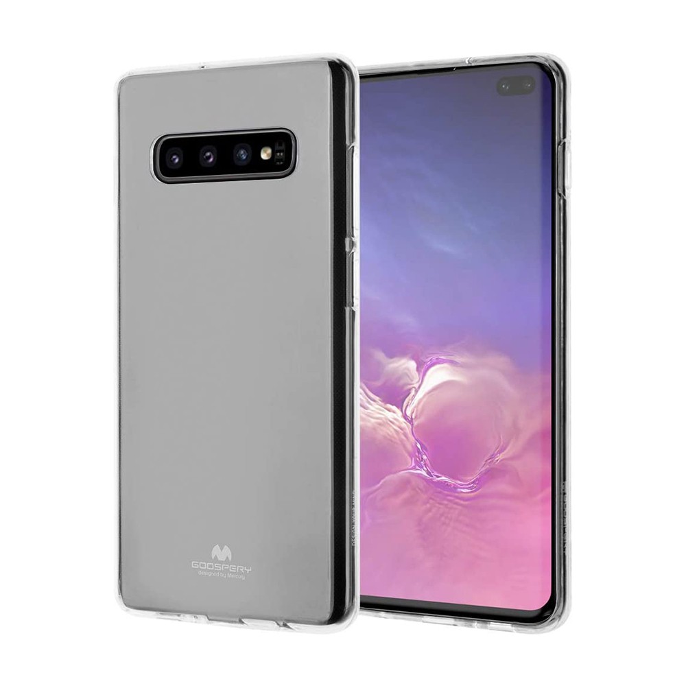 Goospery Transparent Jelly Case Cover for Samsung Galaxy S10 Plus