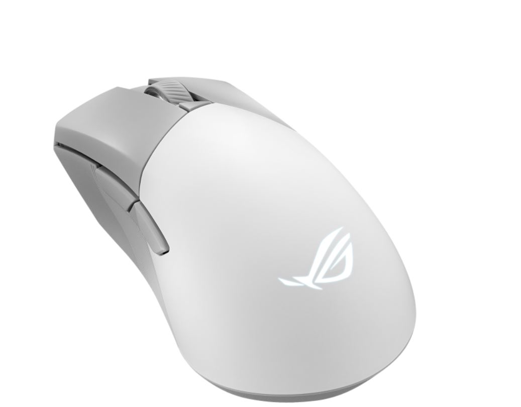ASUS ROG Gladius III Wireless AimPoint Moonlight White Gaming Mouse